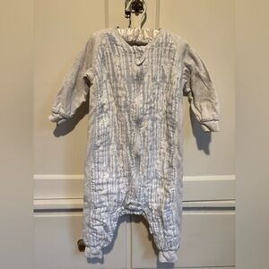 Nest Designs Bamboo and Cotton Long Sleeve Footed Sleep Bag | 1.0 TOG